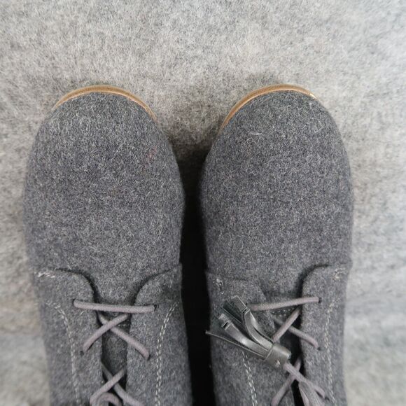 Dr Scholls Shoes Womens 8 Booties Wedge Kennedy Lace Up Comfort Chukka Charcoal - Picture 10 of 16